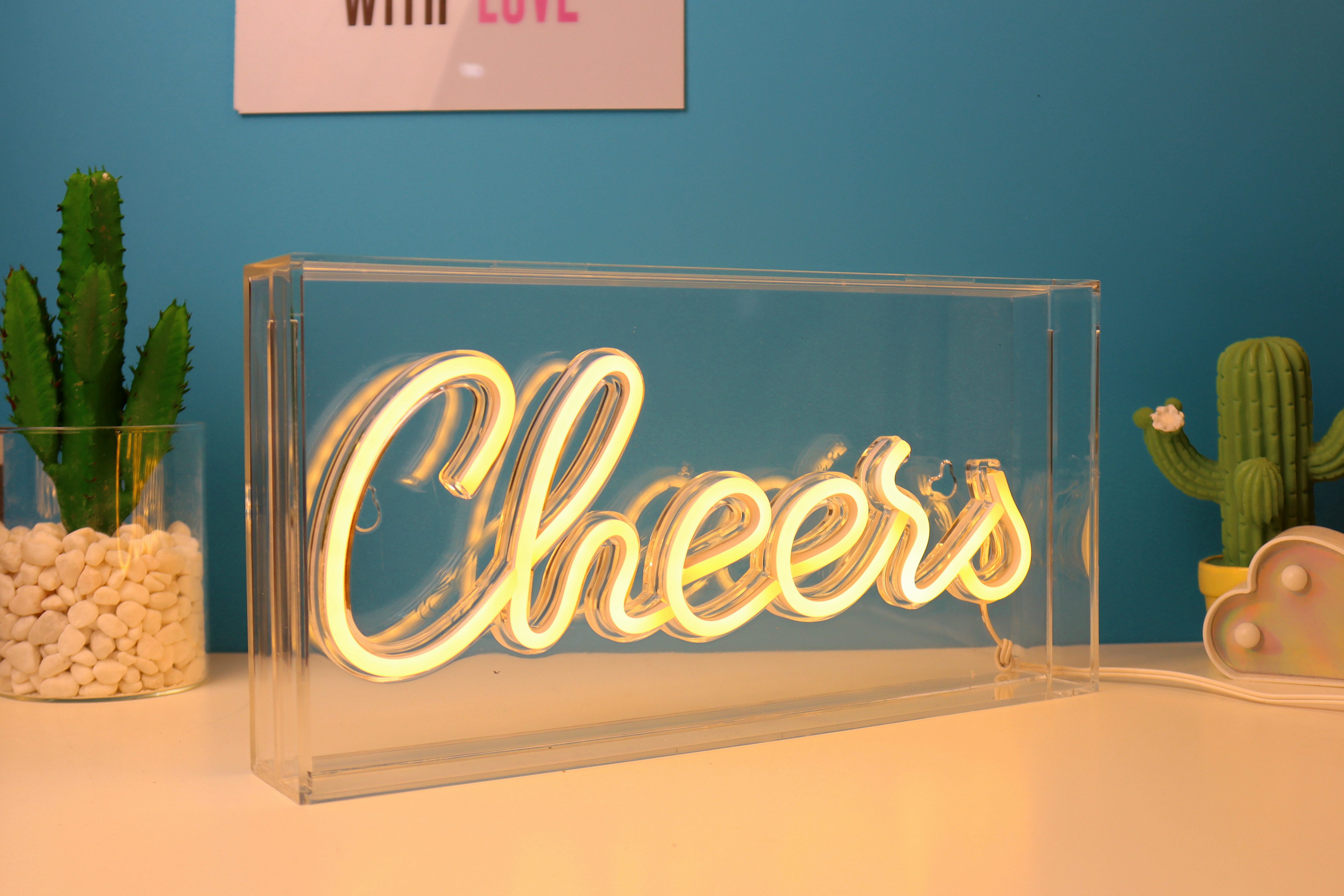 Cheers Neon Light Box