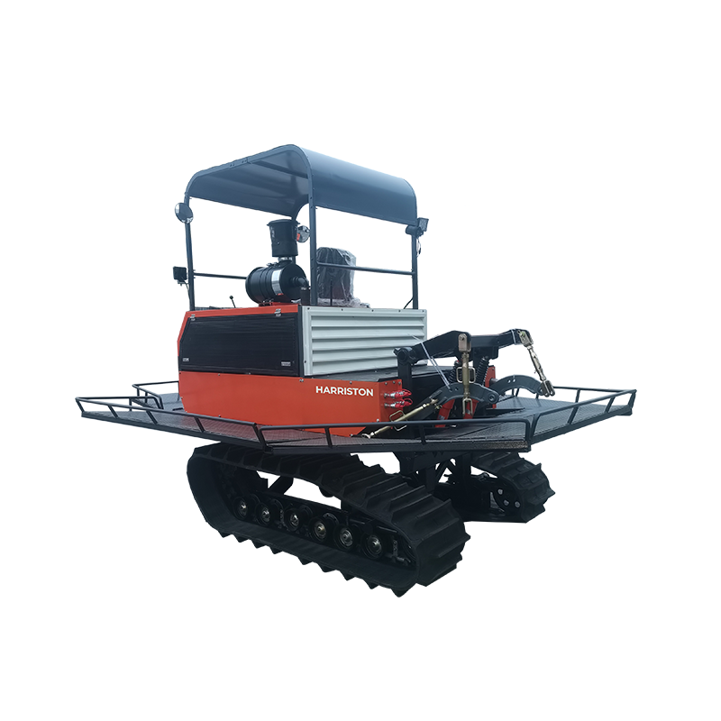 HRT-102HP Rubber Track Grain Truck And Rotary Tiller