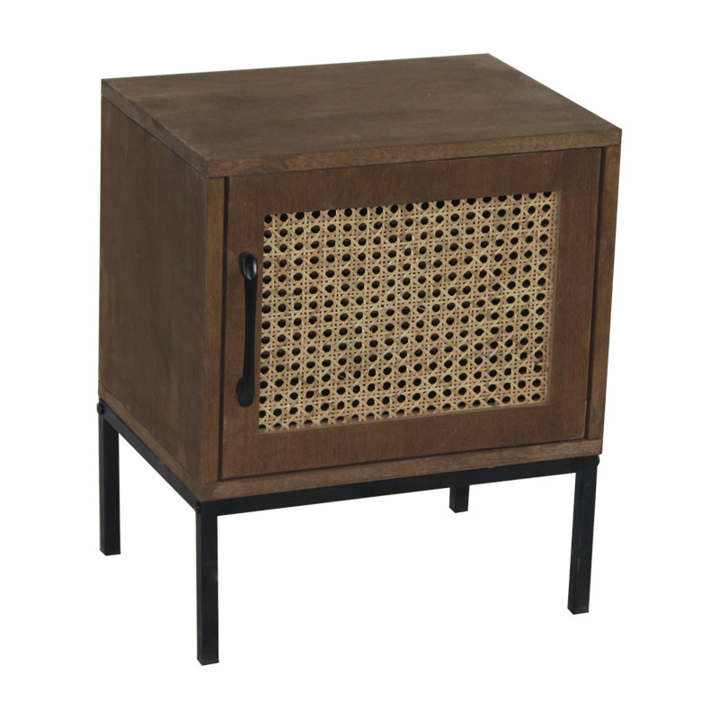 Rattan nightstand,