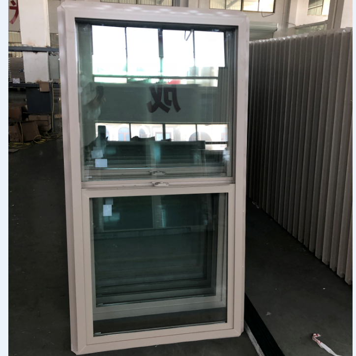 American PVC single hung windows with fin