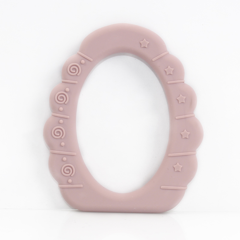 KASU Hafly Cute Honey Comb Shape SIlicone Baby Teether