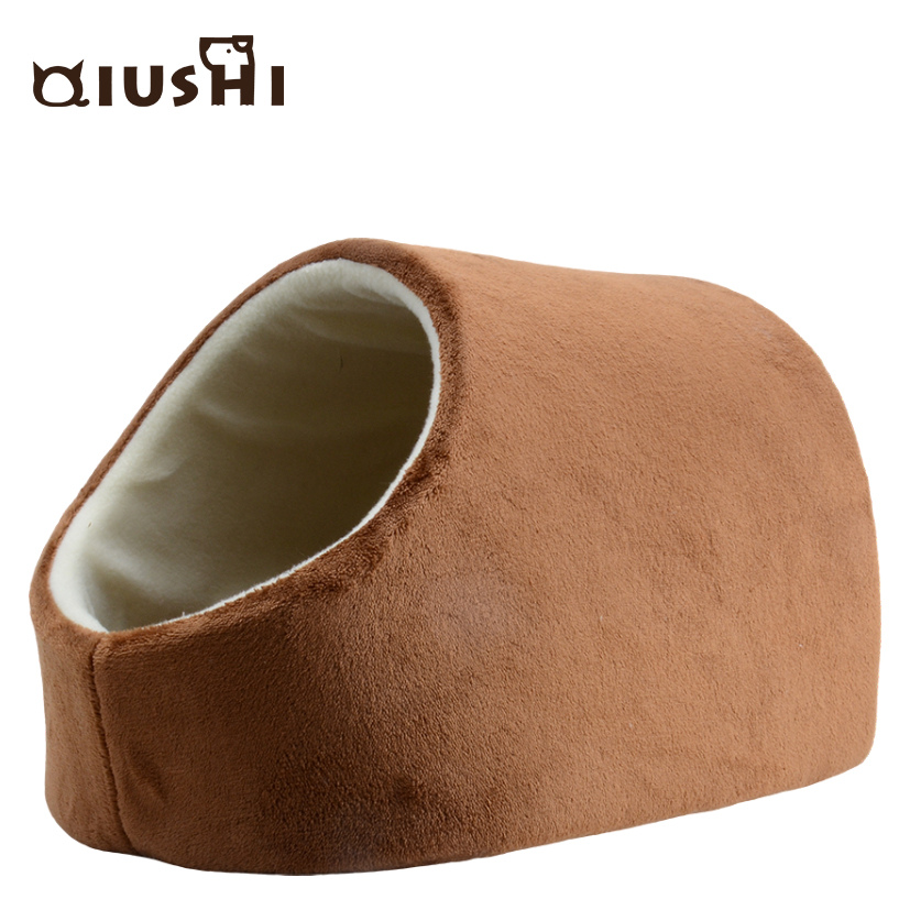 Cat igloo pet house foldable plush pets igloo with pillow for pet travel cat cave