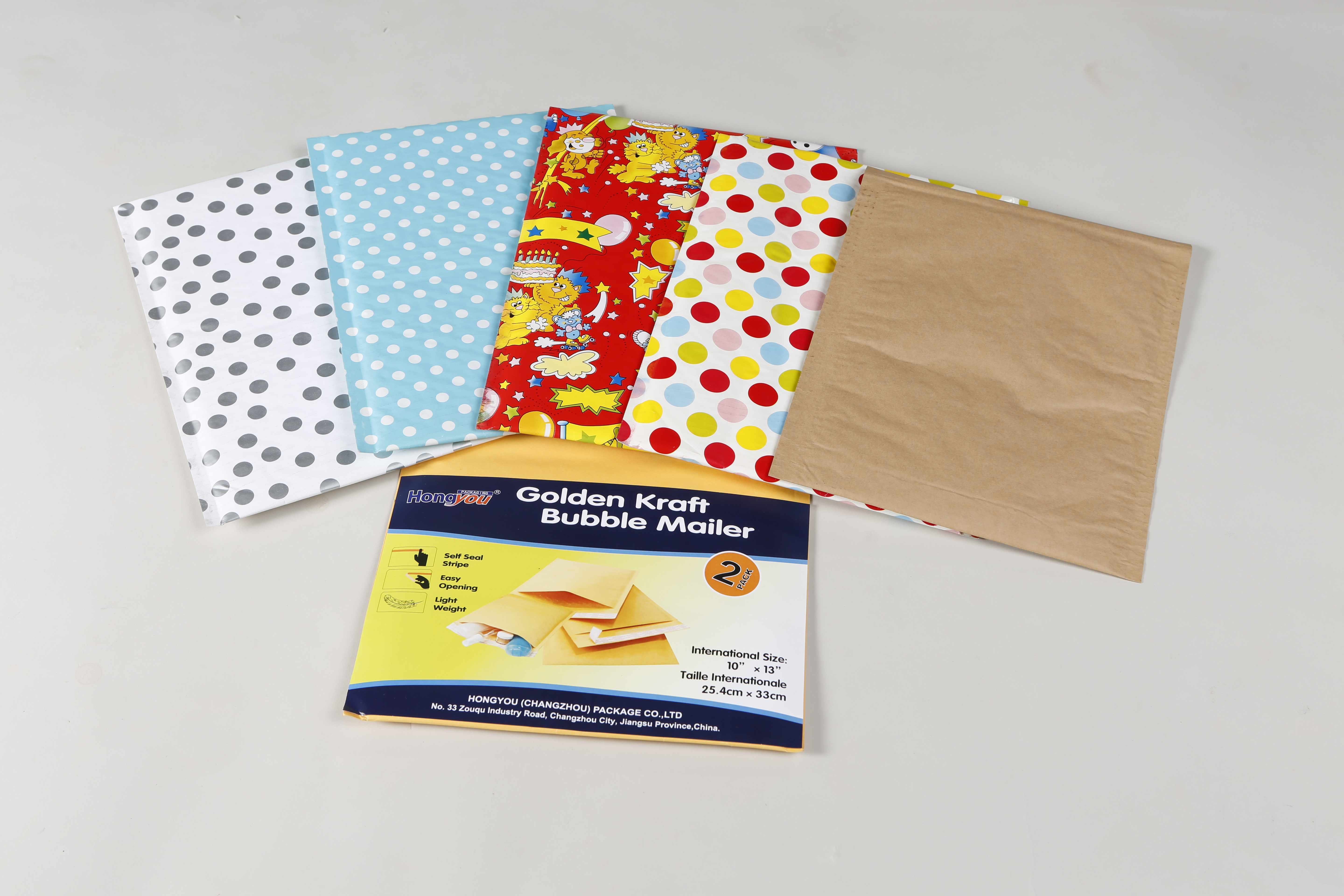 kraft bubble envelope/color