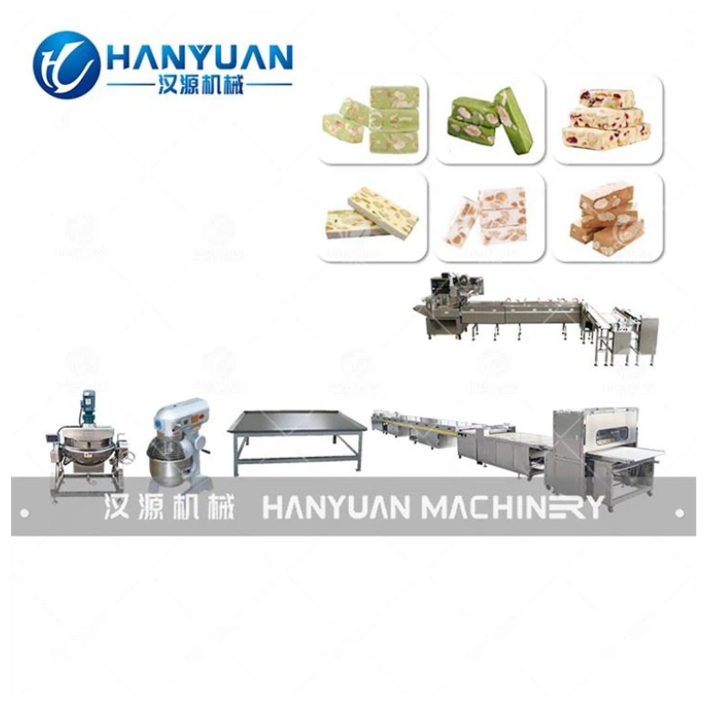 Nougat Candy Bar Production Line Snow Cake Machine