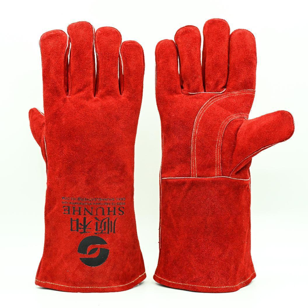 Cow Split Leather Welding Gloves