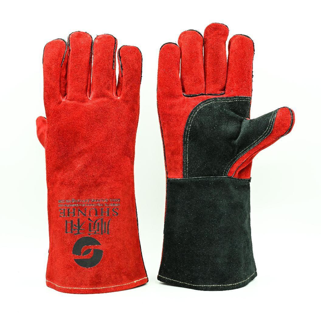 Cow leather welding gloves