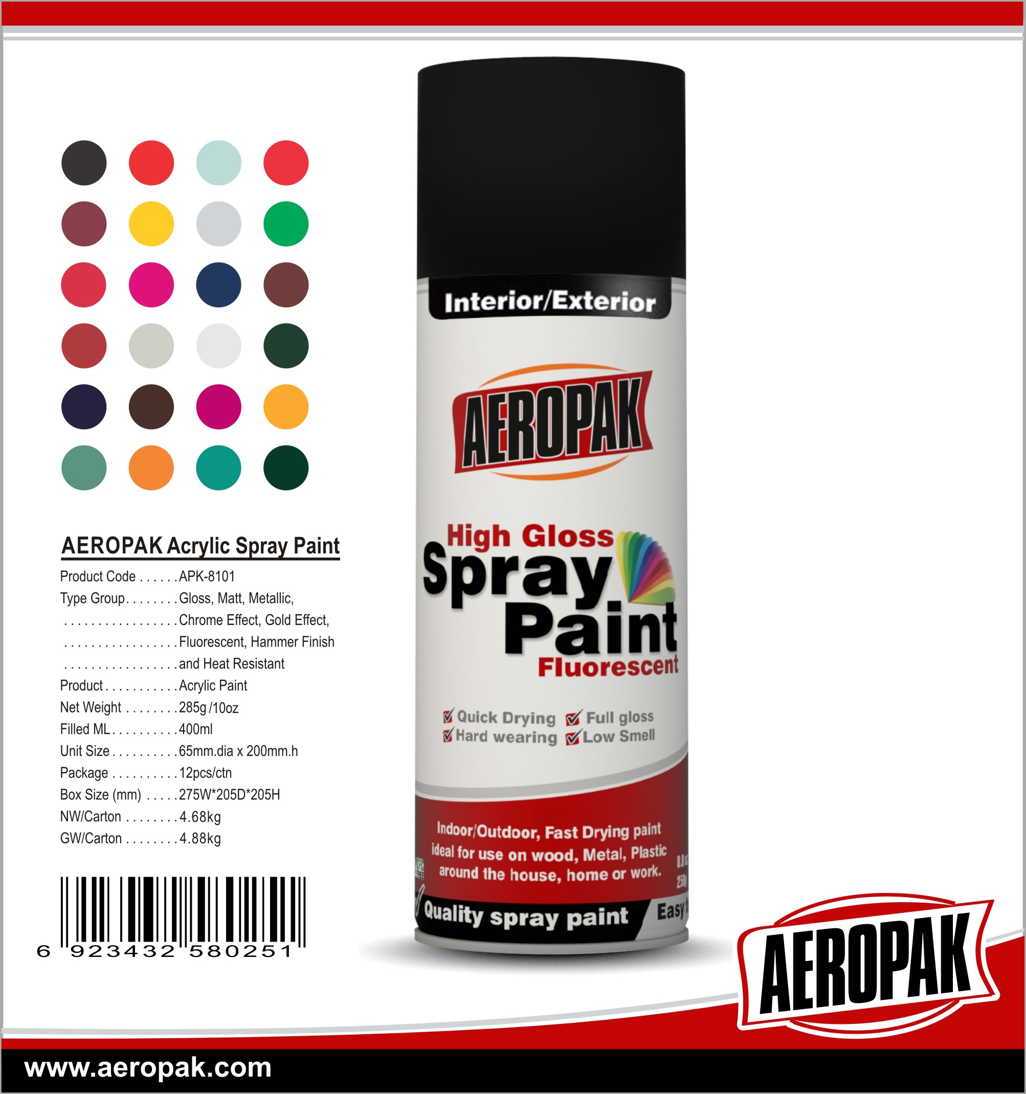 Aeropak Spray Paint