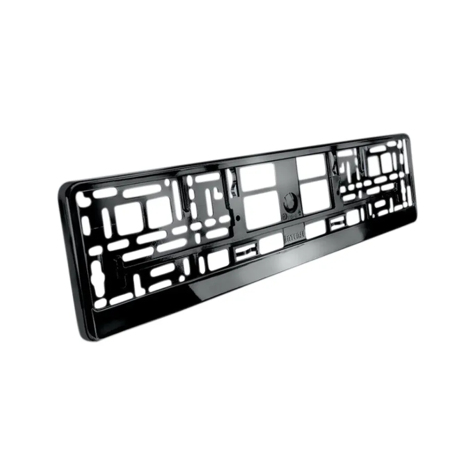 Custom Solid Plastic European License Plate Frame Car Number Plate Frame Holder Wholesale