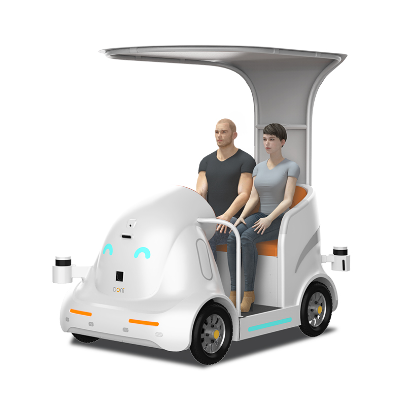 Driverless sightseeing car