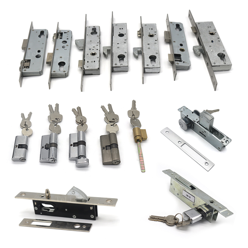 Customized aluminum mortise cylinder lock body