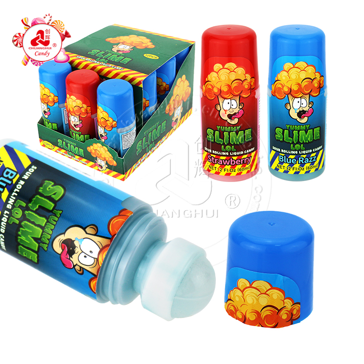 Sour Roller licking candy