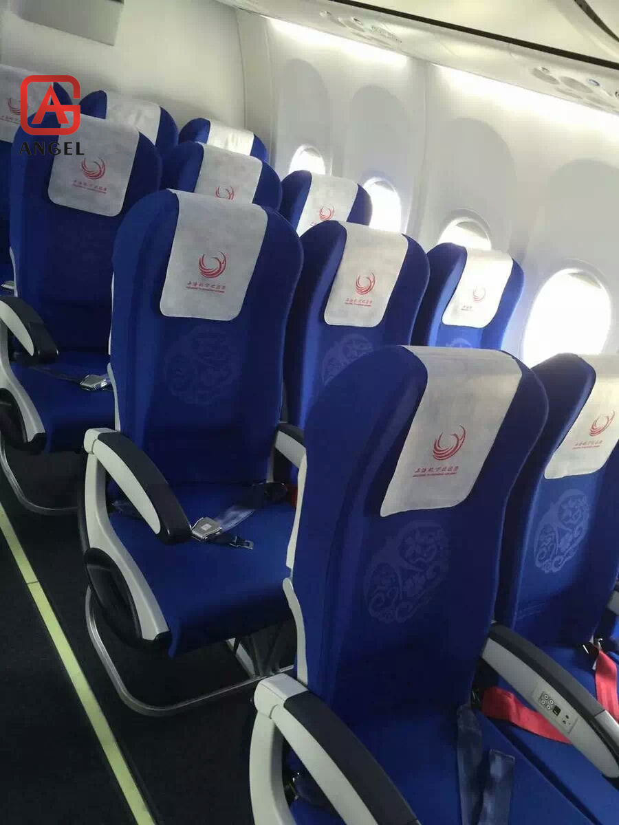 Angel Hot Sale Disposable Non Woven Airline Headrest Seat Cover