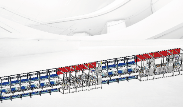 Moulded case circuit breaker testing line