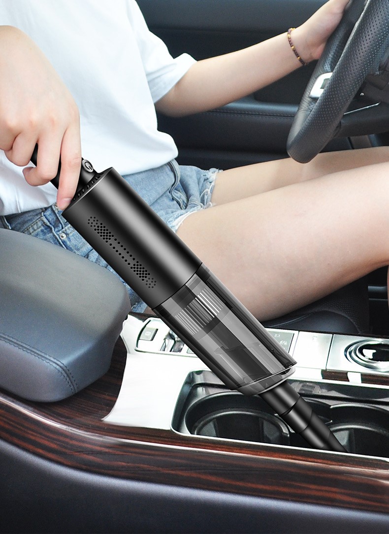 Portable wireless charging wet and dry vacuum cleaner household handheld high-power vacuum cleaner