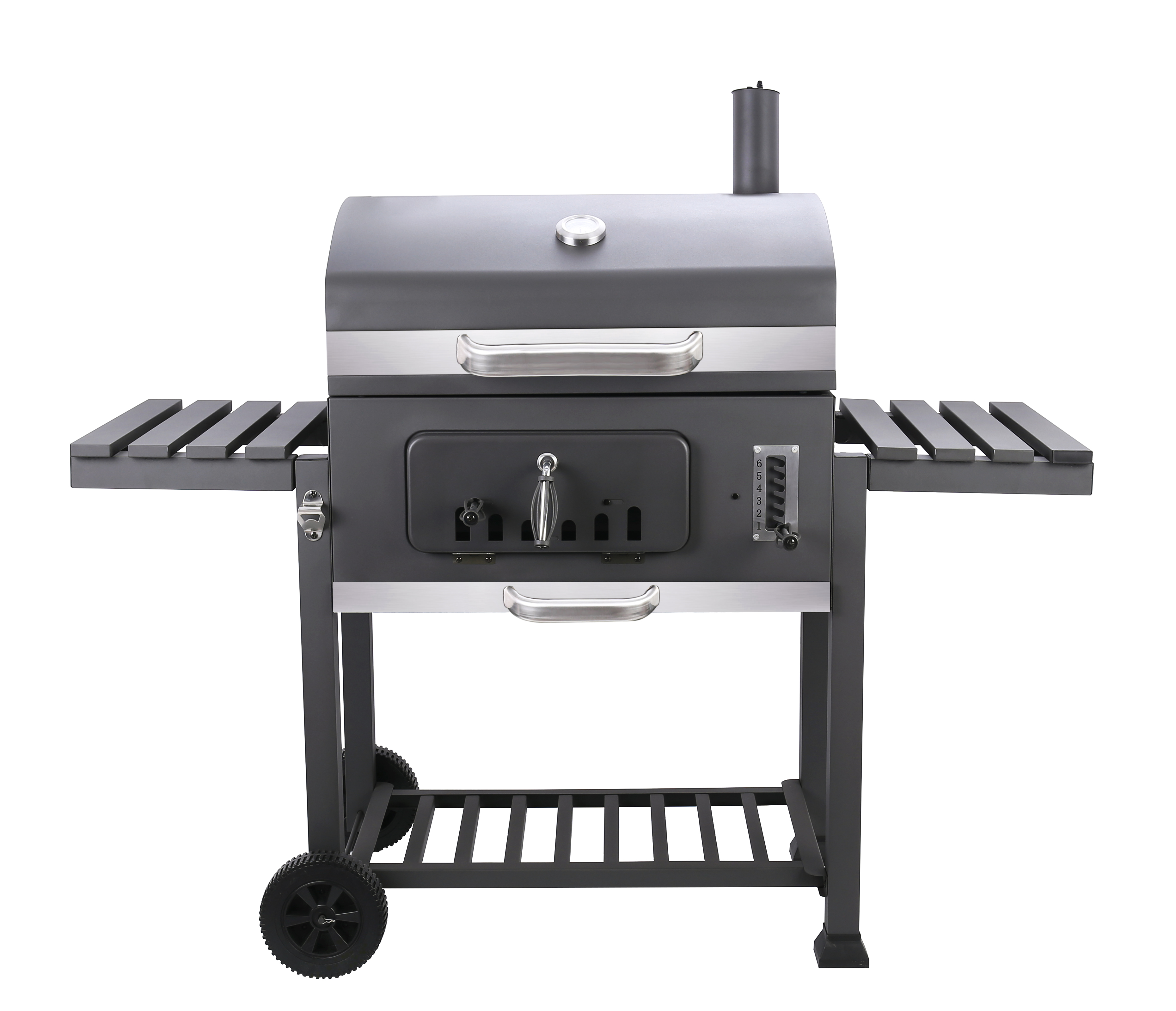 JCT Adjustable height charcoal barbecue grill