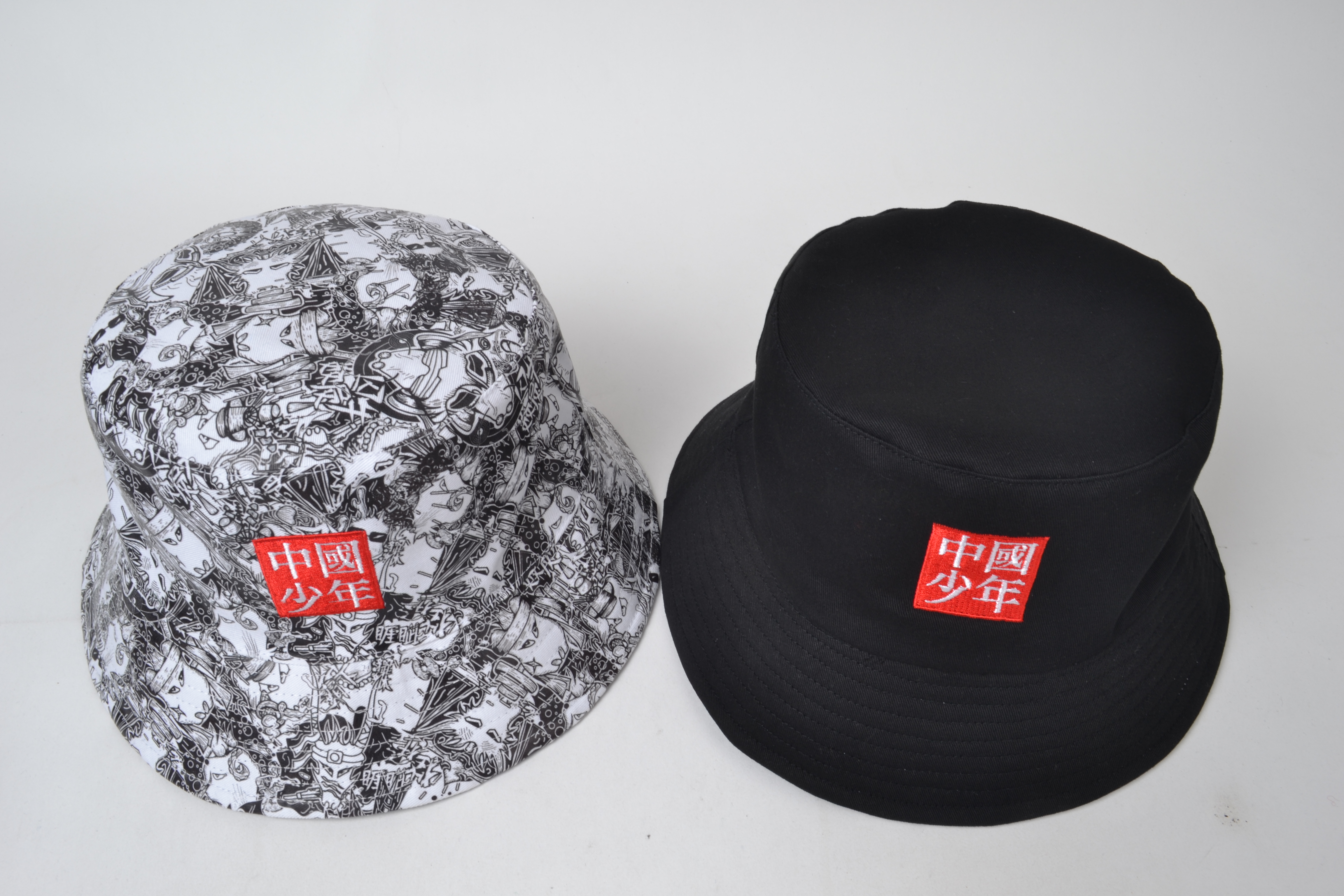 custom printed fishing bucket hat