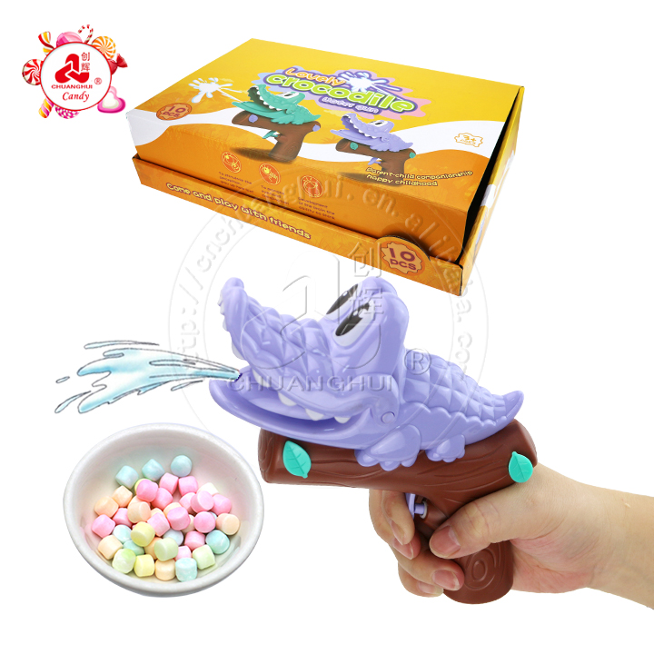 Summer beach animal shooting water gun cartoon crocodile water gun toy candy