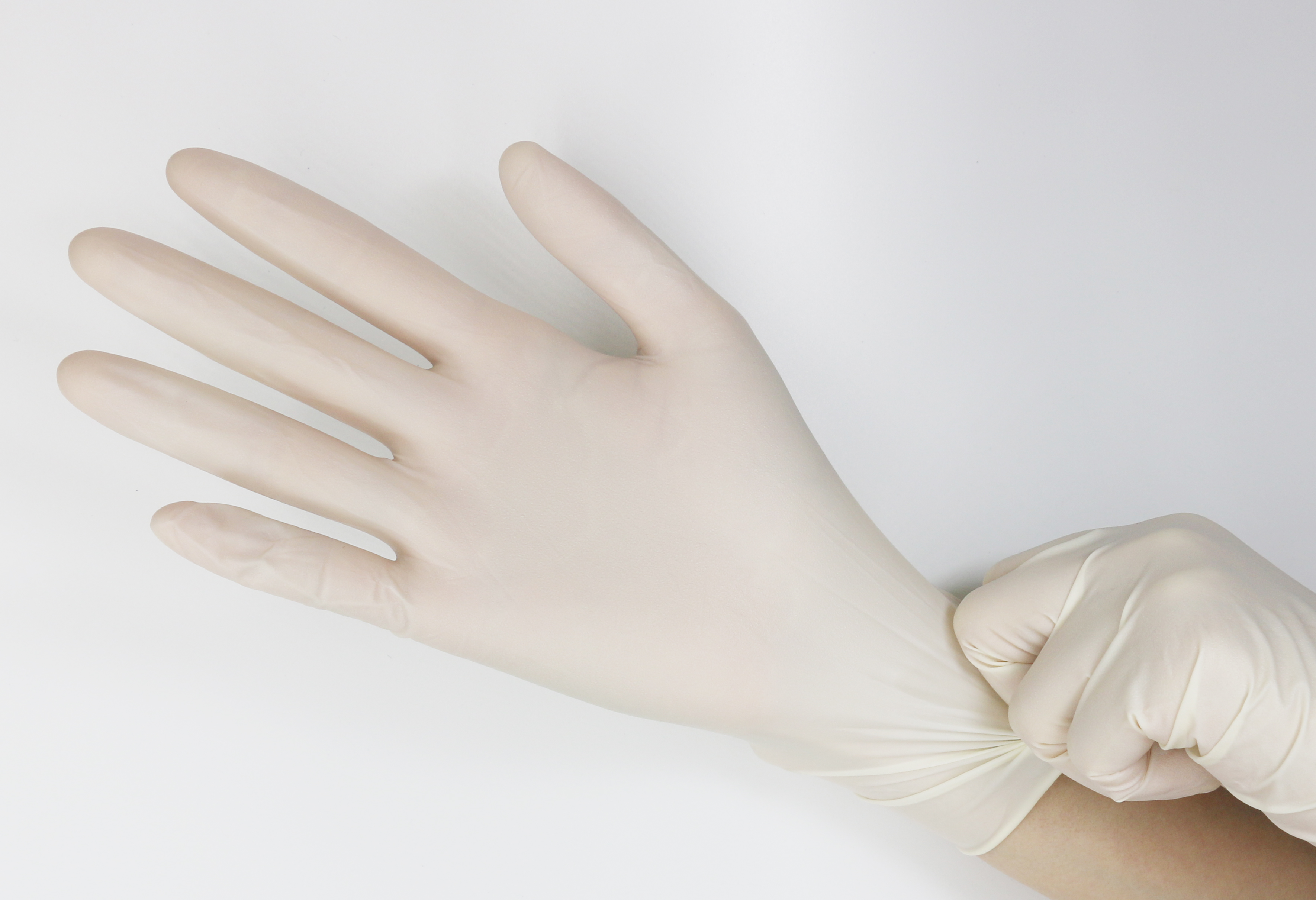 disposable latex gloves