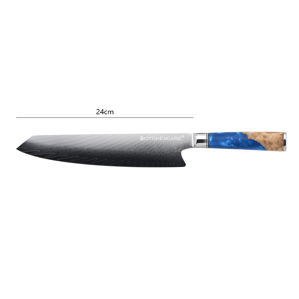 Hip-home Damascus steel cooking knife professional kitchen kirisuke knives