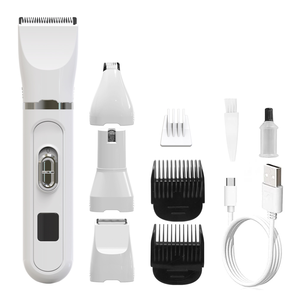 Good Quality Pet Clipper Blades Electric dog clippers grooming LCD Display 4 IN 1Pet clipper