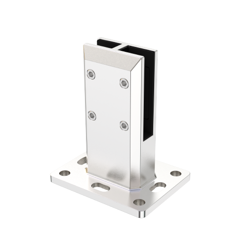 Glass pool fence spigot