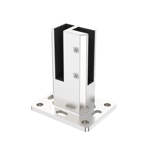 Glass spigots made specifically for pool fencing