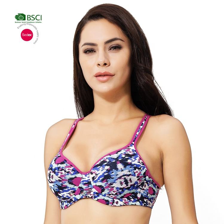 Women Yoga Bras Top Fitness Plus Size Push Up Sports Bra