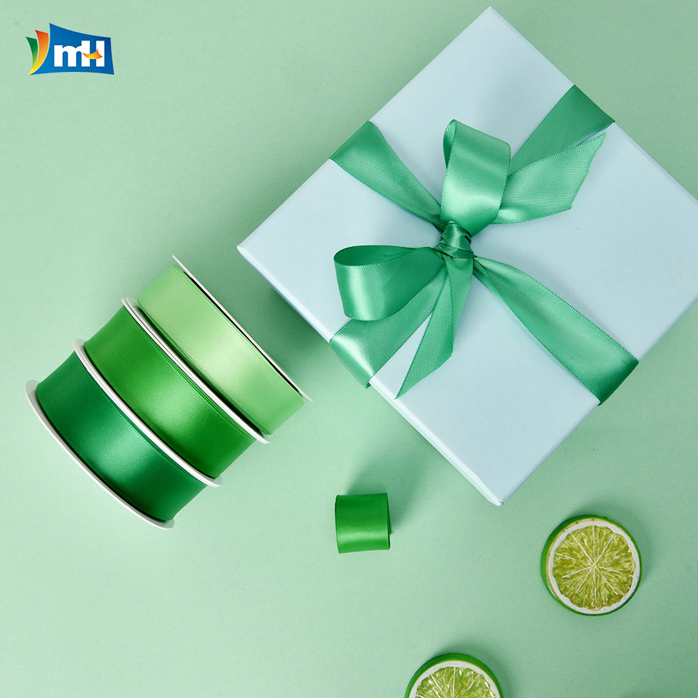 Green Series Single Face Satin Ribbon