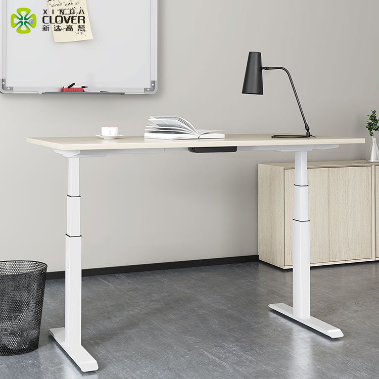 Height adjustable table frame