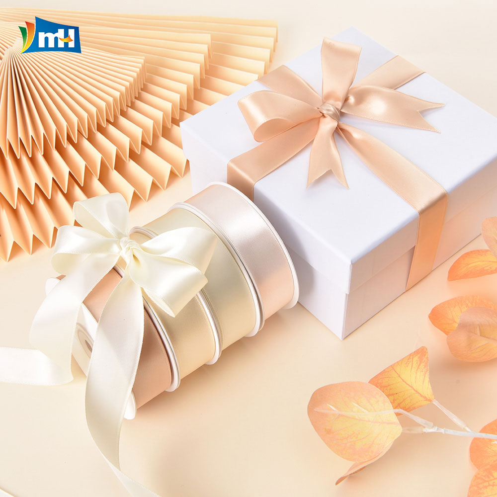 Champagne Color Series Single Face Satin Ribbon