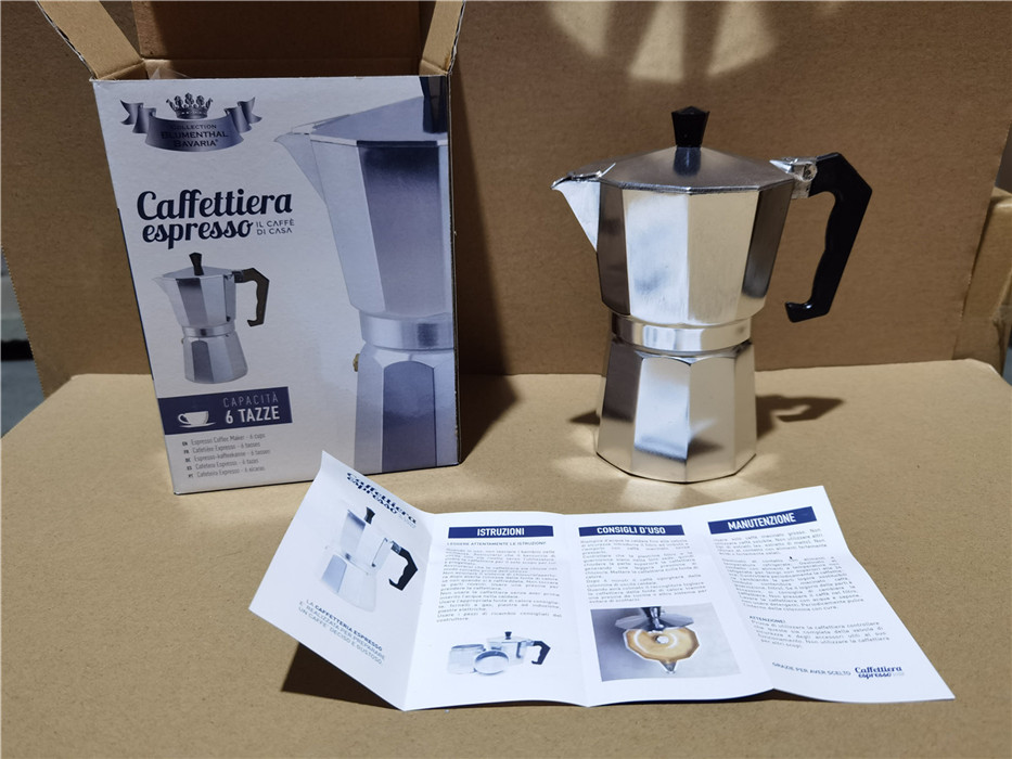 Aluminum coffee maker