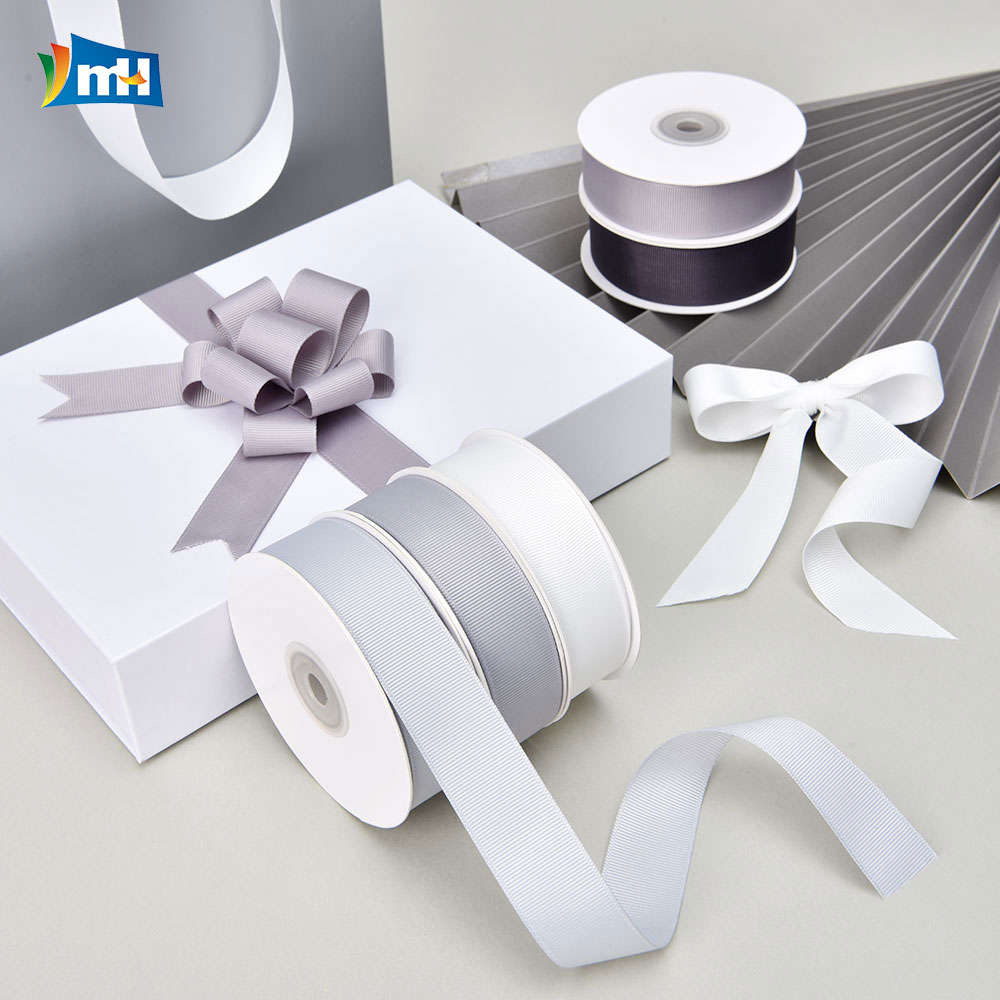 Black White Grosgrain Ribbon