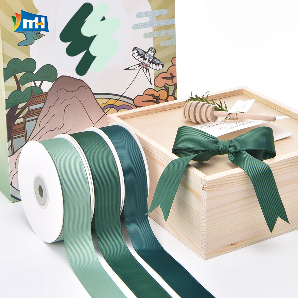 Green Series Grosgrain Ribbon