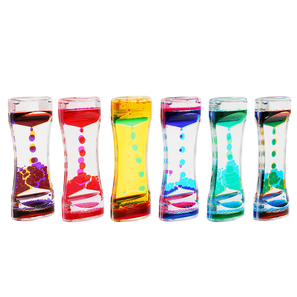 Acrylic Liquid Timer, Sensory Bubbler Timer, Relaxing Desktop Gifts