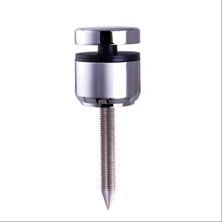 Stand offs Stainless Steel Adjustable Frameless Glass Stair Railings / Handrails railing fittings
