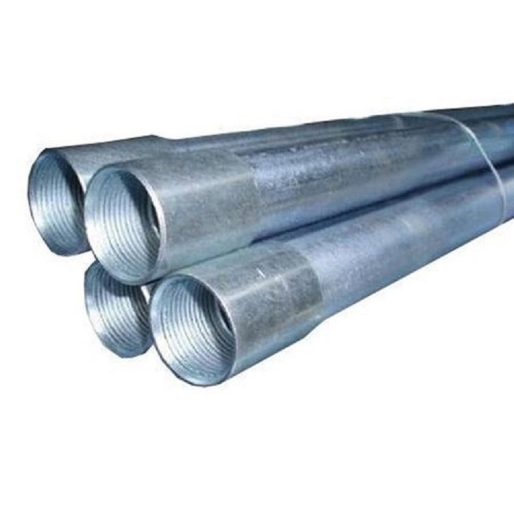 Threaded Hot Dipped Galvanized Steel Round Pipes