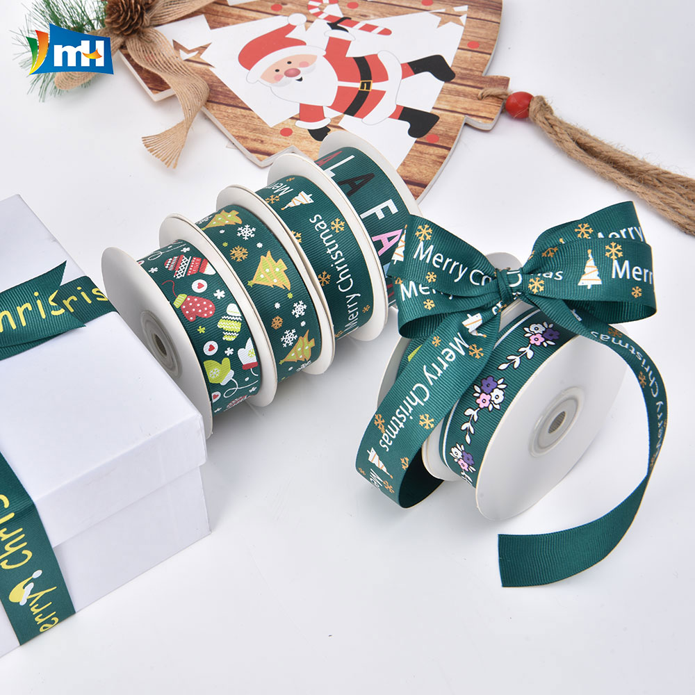Printed Christmas Satin Ribbon
