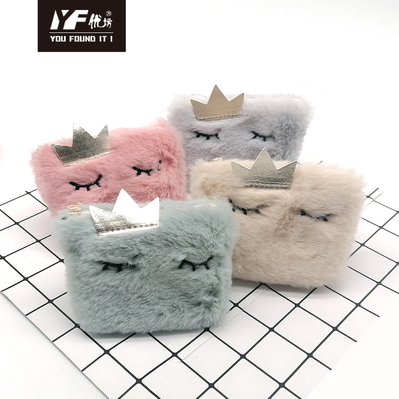 Hot sale custom Cute sleeping kingdom style plush best-selling coin purse