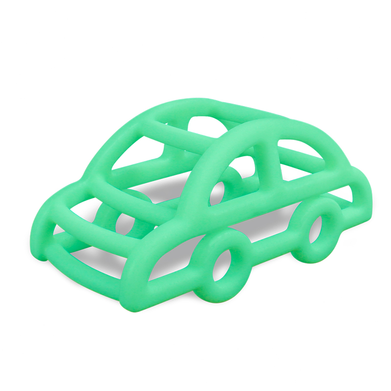 KASU Hafly Cute Car Shape SIlicone Baby Teether