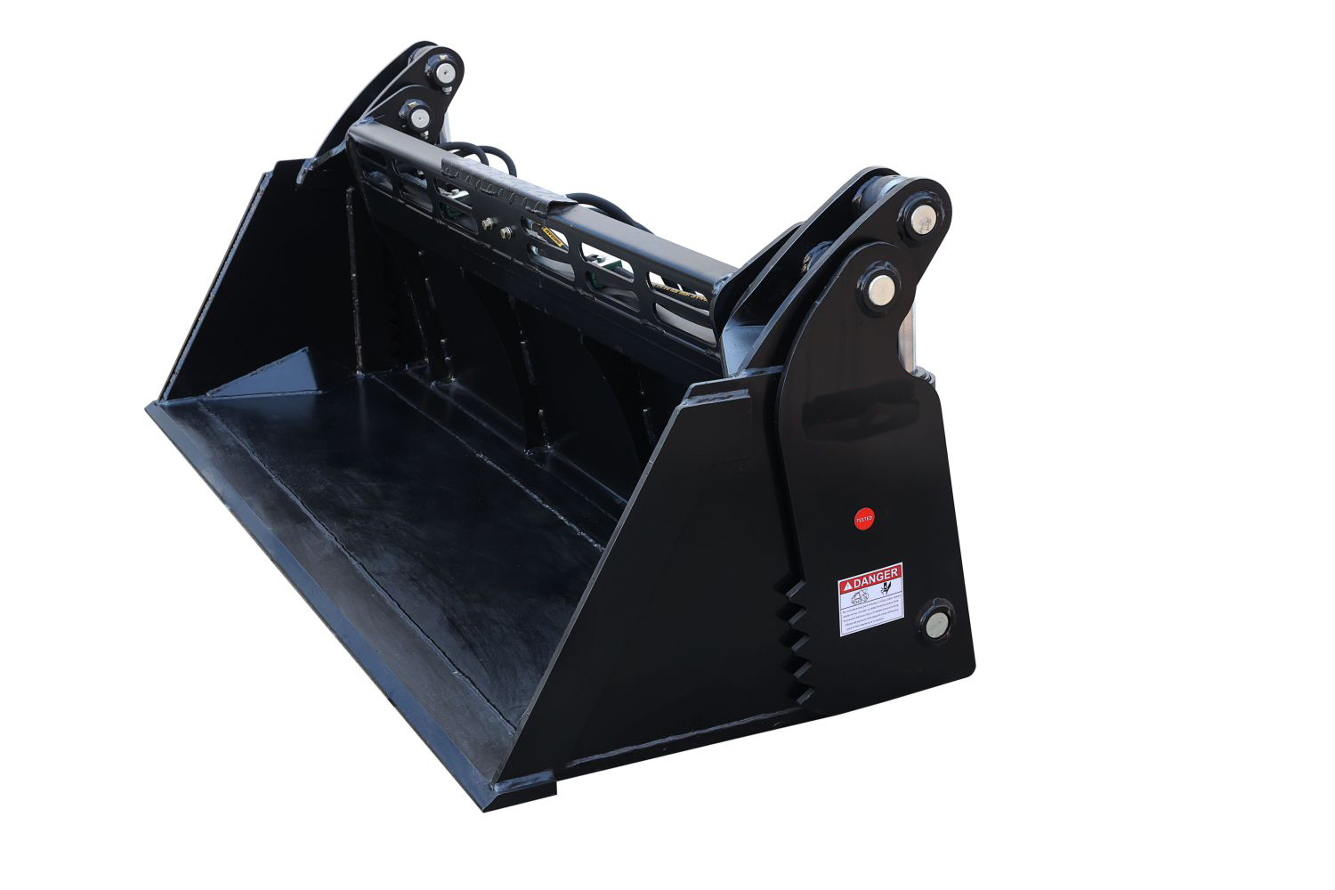 Construction Attachments 4 in 1 Skid Steer Low Profile Extended Bottom Bucket