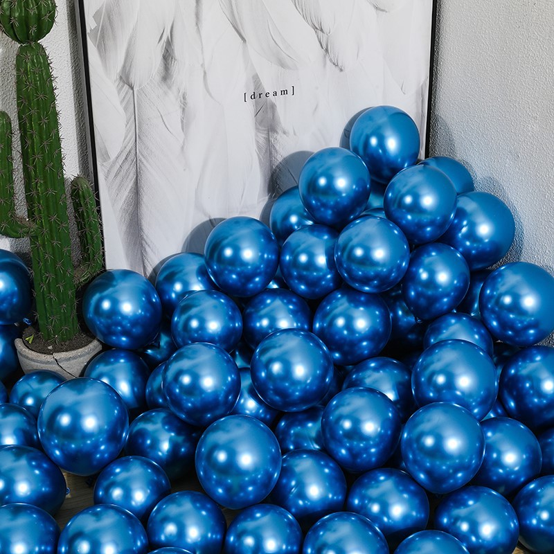 12inch 2.8g chrome balloon