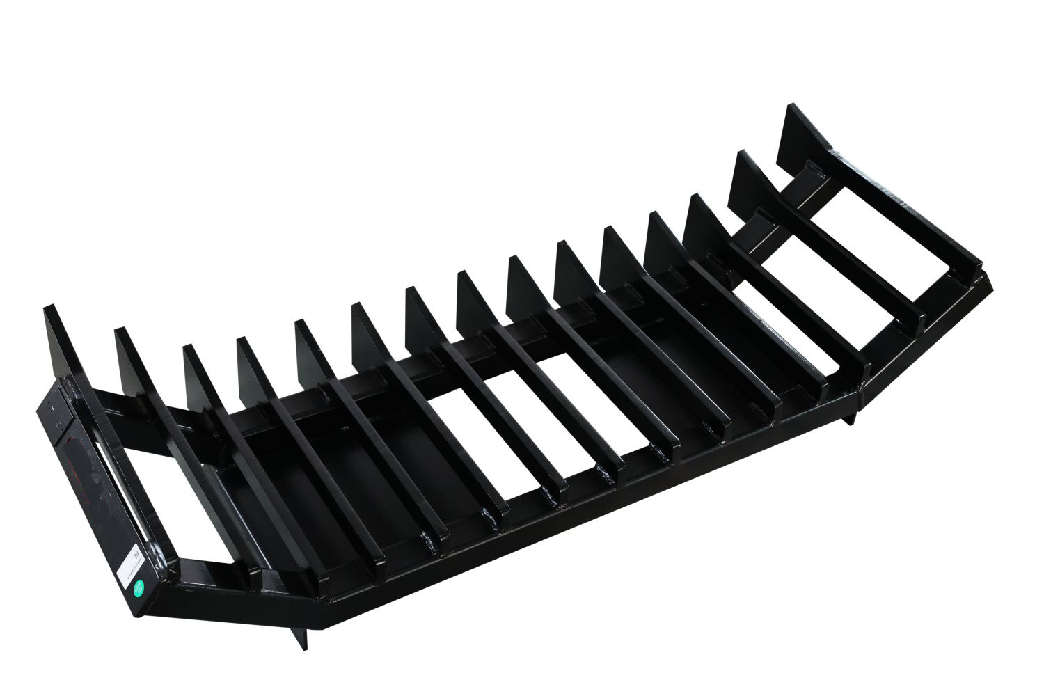 Heavy Duty Skid Steer Push Stick Rake Attachment