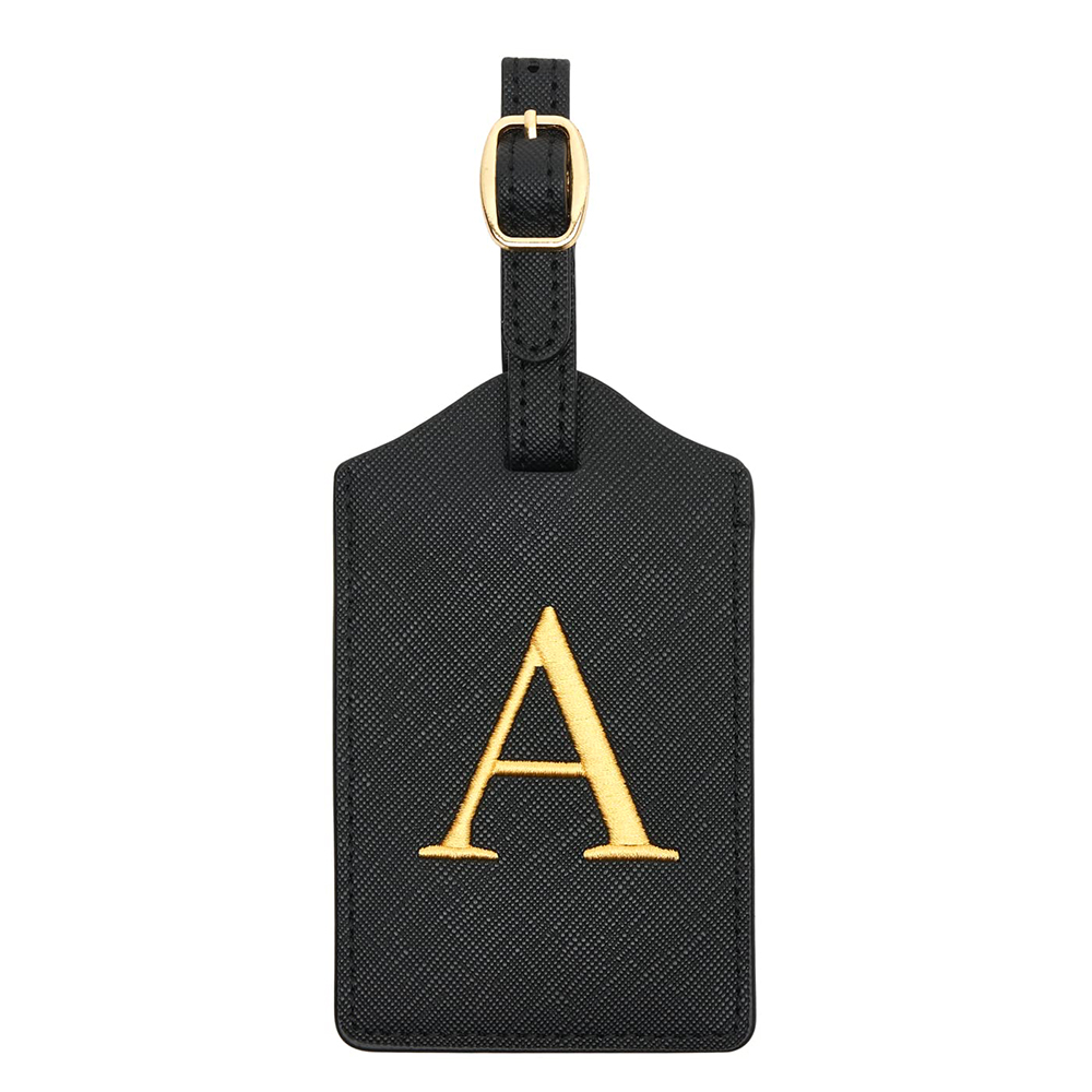 Buckle strap suitcase baggage tag holder embroidered woven luggage handle wrap belt location tags