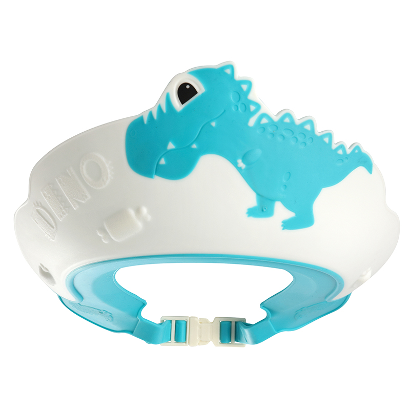 Dinosaur Design Baby Shower Hat Kids Shampoo Hats Sustainable Hair Washing Hat For Toddlers