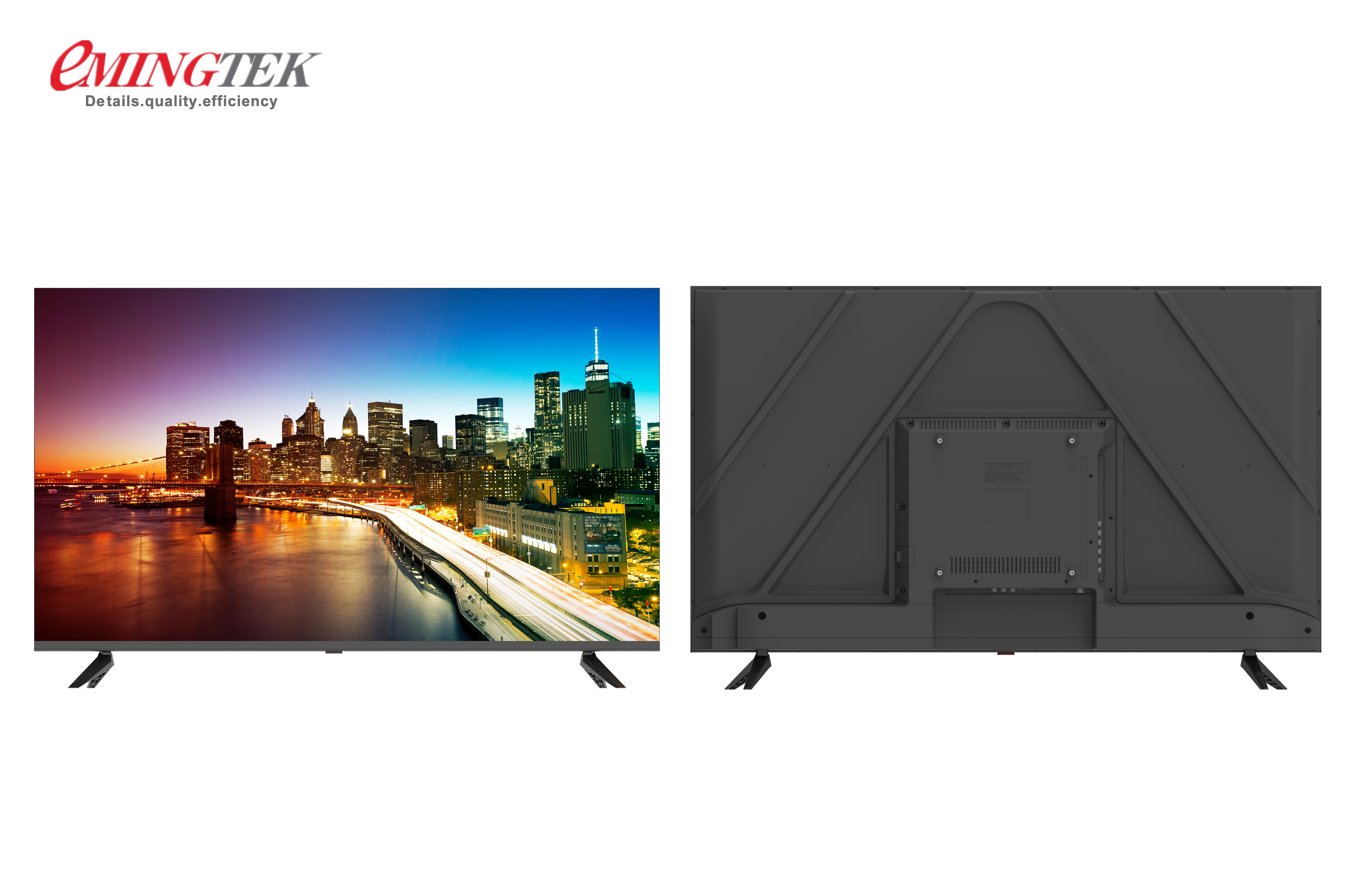 Superslim frameless smart tv