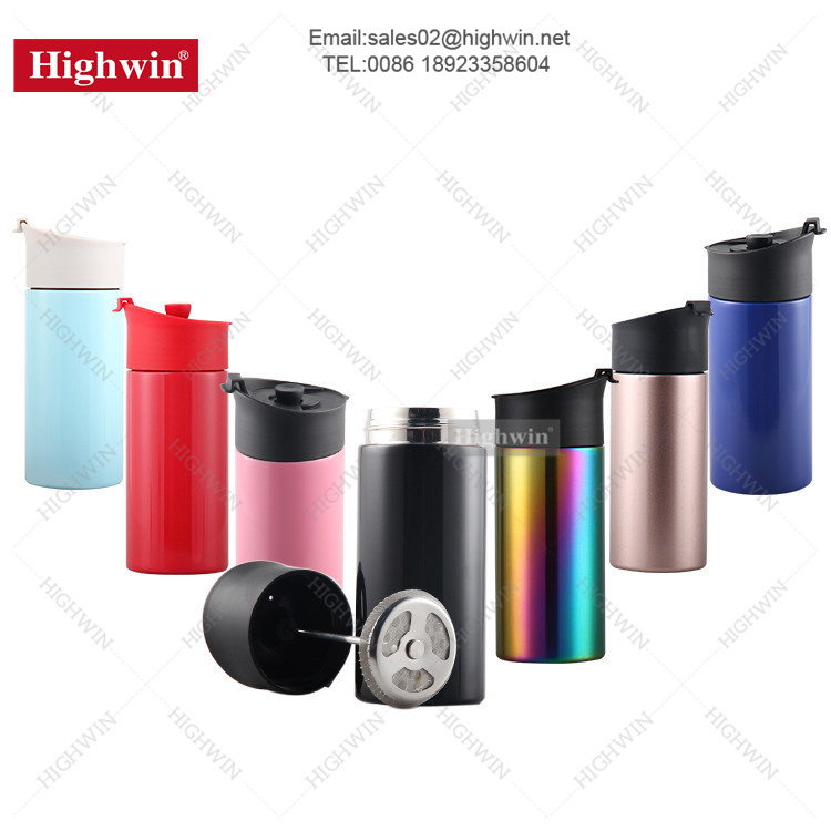Portable French Press Travel Mug Tumbler