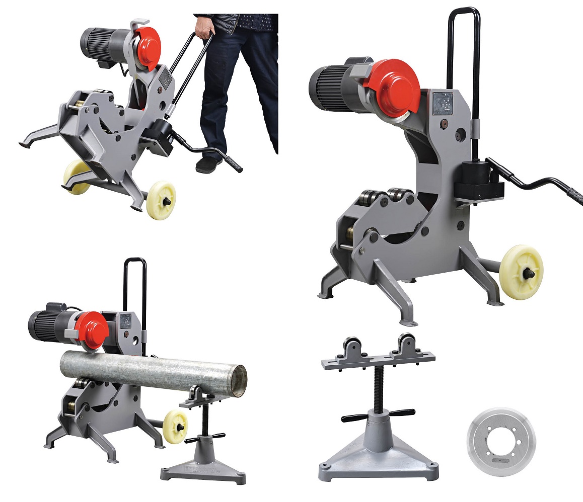 Electric steel pipe cutter 6"-16"
