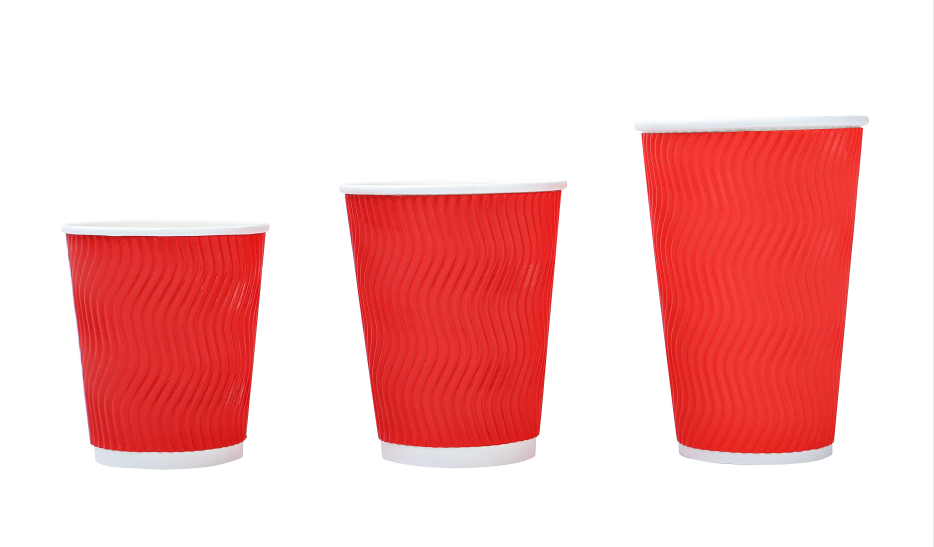 Insulated ripple wall paper cup