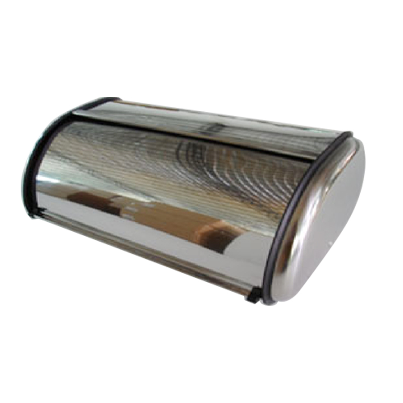 wholesale prices mirror finishing stainless steel kitchen bread storage box SW7347