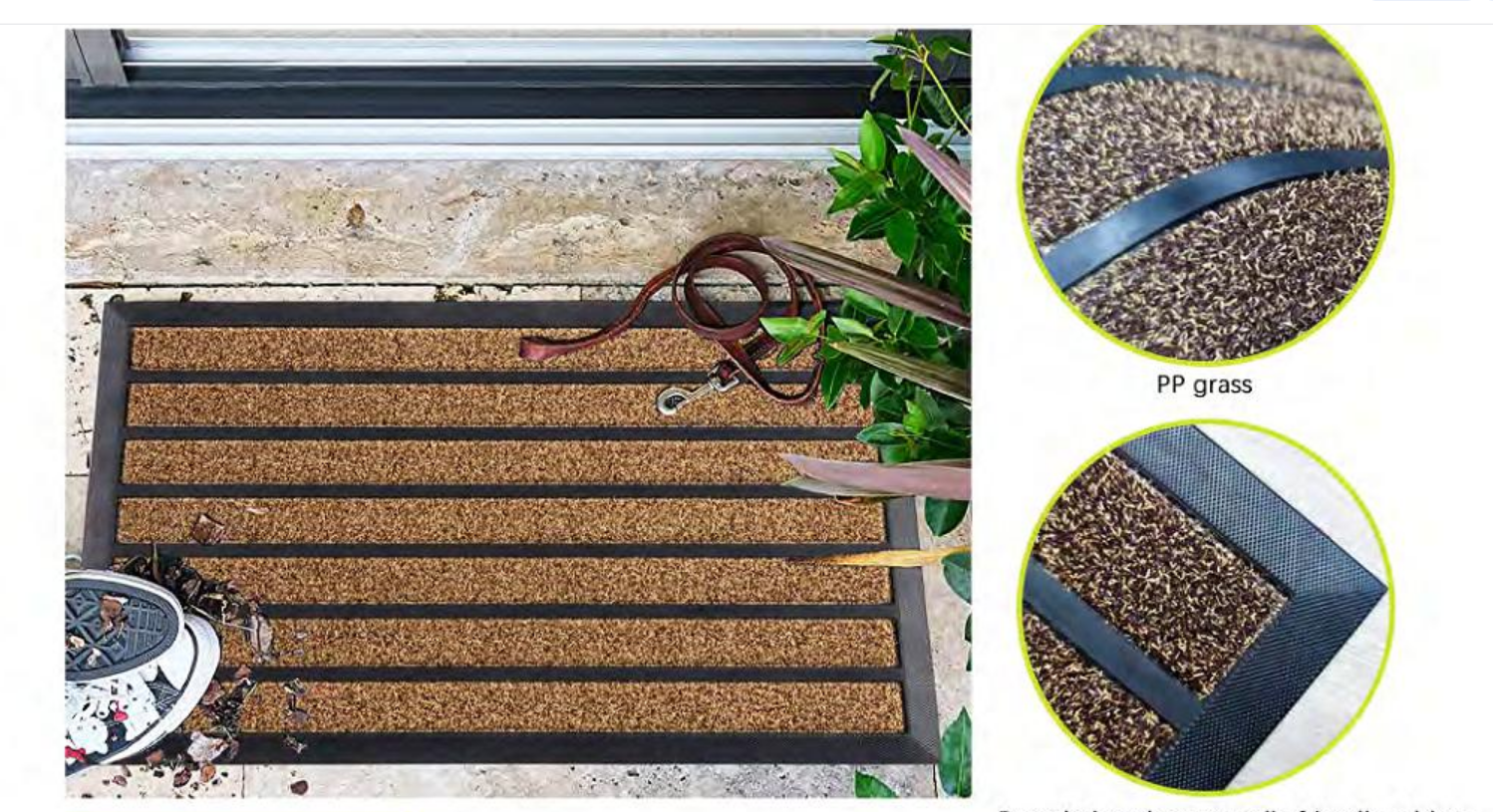 Graceline door mat Environment rubber door mat 3D king mat